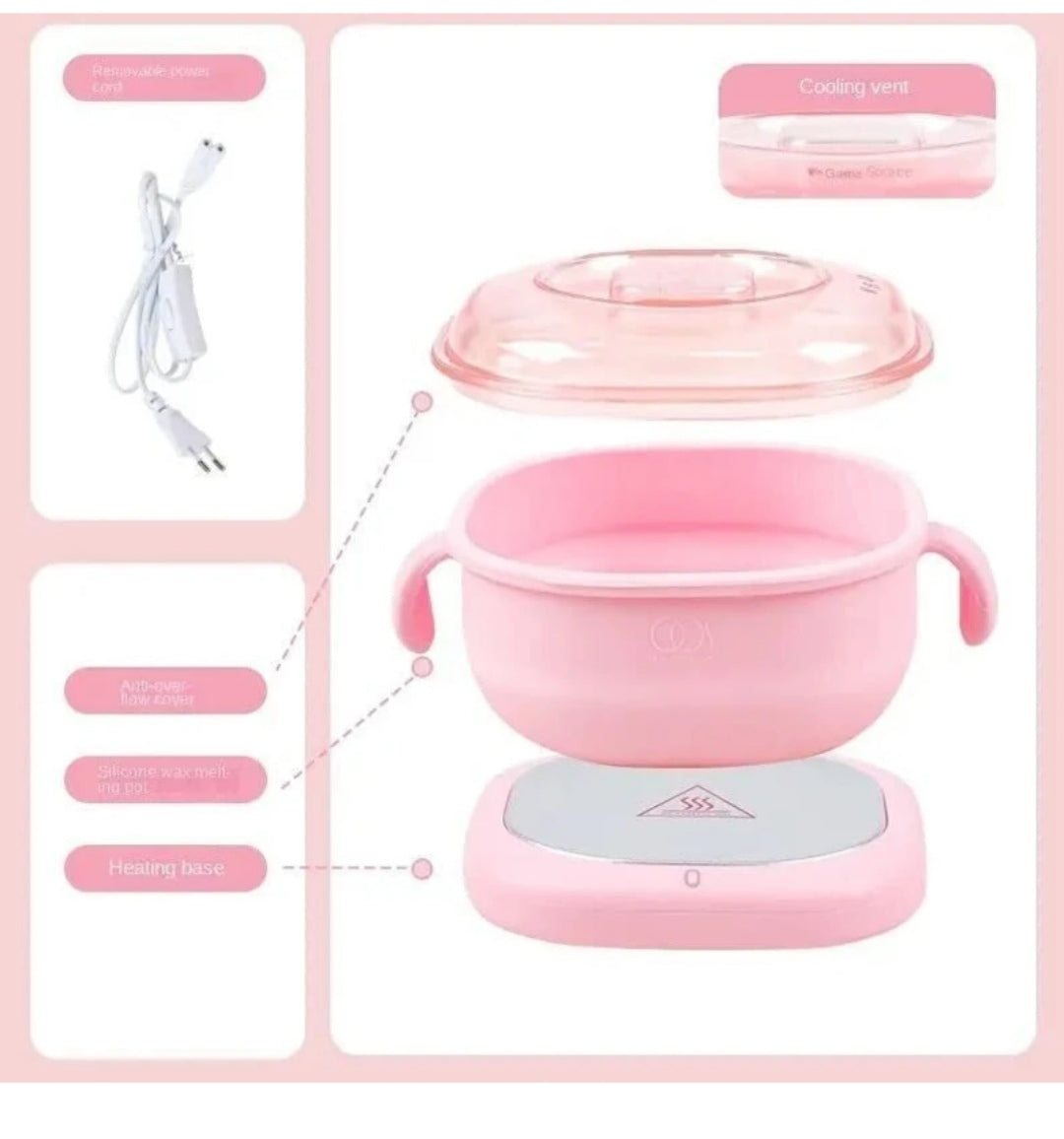Silicon wax heater